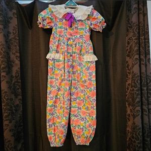 Vintage Little Princess Floral One Piece Playsuit